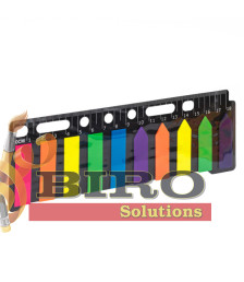 Index-uri din plastic Neon, 45x12 mm, mix, 10 buc. x 20 foi